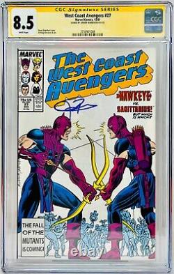 CGC Signature Series Graded 8.5 West Coast Avengers #27 Signed by Jeremy Renner