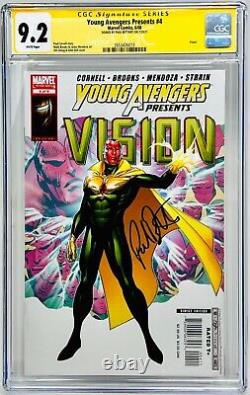CGC Signature Series Graded 9.2 Young Avengers Present #4 Signed by Paul Bettany