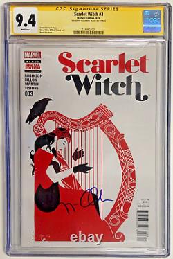 CGC Signature Series Graded 9.4 Scarlet Witch #3 Signed Auto Elizabeth Olsen