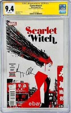CGC Signature Series Graded 9.4 Scarlet Witch #7 Signed Auto Elizabeth Olsen