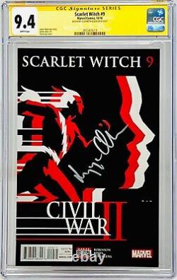 CGC Signature Series Graded 9.4 Scarlet Witch #9 Signed Auto Elizabeth Olsen