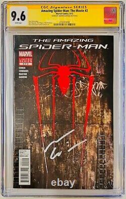 CGC Signature Series Graded 9.6 Amazing Spider-Man The Movie #2 Andrew Garfield