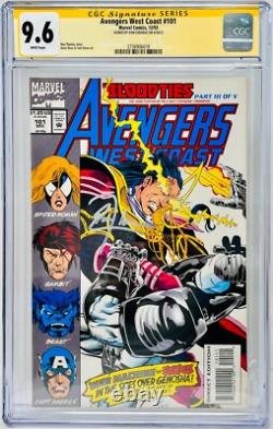 CGC Signature Series Graded 9.6 Marvel Avengers West Coast #101 Don Cheadle Auto