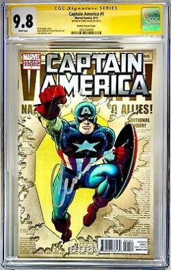CGC Signature Series Graded 9.8 Captain America #1 Variant Chris Evans Auto