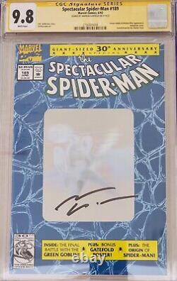 CGC Signature Series Graded 9.8 Spectacular Spiderman 189 Andrew Garfield Auto