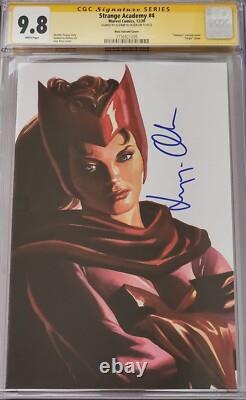 CGC Signature Series Graded 9.8 Strange Academy #4 Signed Auto Elizabeth Olsen