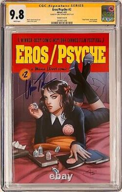 CGC Signature Series Graded 9.8 Uma Thurman Signed Eros/Psyche #2 Variant D