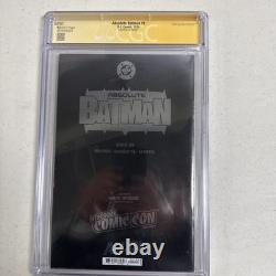 CGC Signature Series Graded Comic book! 9.6 Absolute batman #1 Exclusive BROOKS