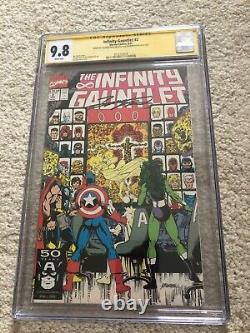 CGC Signature Series Infinity Gauntlet #2 Marvel 1991 Graded 9.8 Multiple Signed