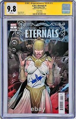 CGC Signature Series Signed Salma Hayek Ajak Marvel A. X. E Eternals #1 Graded 9.8