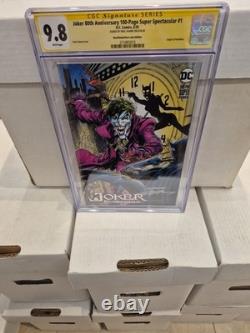 CGC Signature Series THE JOKER 80TH ANNIVERSARY 9.8 NM/MT SIGNED NEAL ADAMS RIP