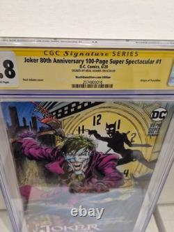 CGC Signature Series THE JOKER 80TH ANNIVERSARY 9.8 NM/MT SIGNED NEAL ADAMS RIP