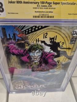 CGC Signature Series THE JOKER 80TH ANNIVERSARY 9.8 NM/MT SIGNED NEAL ADAMS RIP