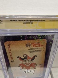 CGC Signature Series THE JOKER 80TH ANNIVERSARY 9.8 NM/MT SIGNED NEAL ADAMS RIP