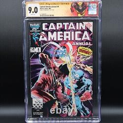 Captain America Annual #8 -? 1st Appearance of TESS-One -CGC SIGNATURE SERIES