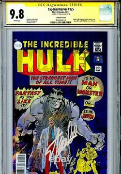 Captain Marvel Vol 7 125 CGC 9.8 SS Lenticular cover Hulk 1 homage Alpha Flight