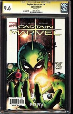 Captain Marvel v4 16 CGC 9.6 1st Phyla-Vell Stan Lee Signature Series