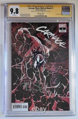 Carnage Black, White & Blood #1 CGC 9.8 SS -Signed Ryan Ottley & Benjamin Percy
