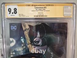 Catwoman #15 (2019)? CGC 9.8 SS? Cover B? Sign Stanley Artgerm Lau