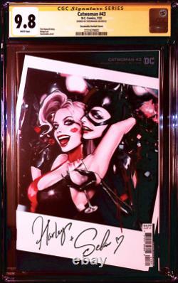 Catwoman 43 Signature Series CGC 9.8 Sozomaika Variant Signed