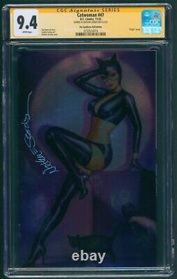 Catwoman #47 CGC 9.4 SS Nathan Szerdy Signature Series Syndicate Foil Edition