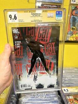 Catwoman #81 CGC 9.6 White Pages Signature Series signed by Adam Hughes