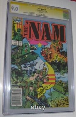 Cgc 9.0 The'nam #1 Signed By Michael Golden Cgc Signature Series Yellow Lable