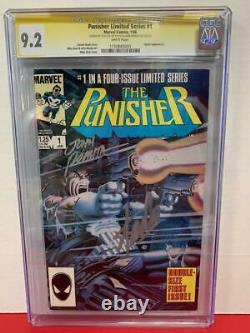 Cgc 9.2 Signature Series Punisher #1(1986)! Signed By Stan Lee & John Romita Sr