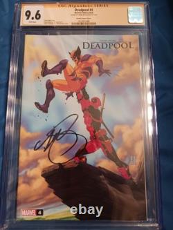 Cgc 9.6 Ss. Deadpool #4 2024 Signed By Mark Brooks Signature Series