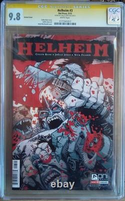 Cgc 9.8 HelHeim #3 2013 One of Only 2 Signature Series in 9.8 Grade! Oni Press