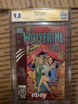 Cgc Signature Series 9.8 Signed Roy Thomas Wolverine Saga #4 (1989) White Pgs