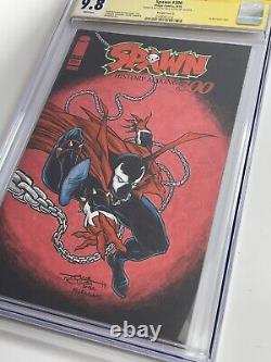 Cgc signature Series spawn #300 Signed And Sketched By Nick Justus. 9.8