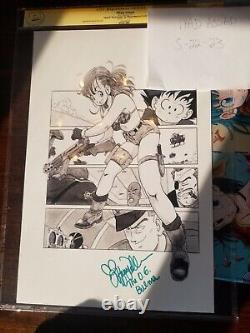 Cgc signature series Dragonball Print #70 Signed By Tiffany Vollmer