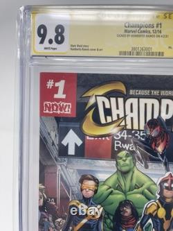 Champions #1 CGC 9.8 Signature Series Humberto Ramos Signed Marvel 2016