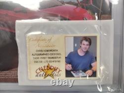 Chris Hemsworth Autographed Thor First Thunder 1 Cgc 9.8 Signature Series Wow