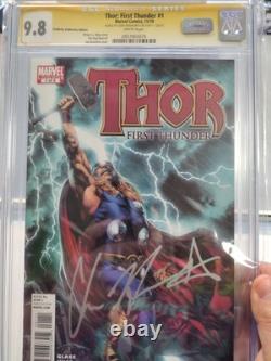 Chris Hemsworth Autographed Thor First Thunder 1 Cgc 9.8 Signature Series Wow