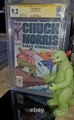 Chuck Norris Karate Kommandos #3 Marvel Comics Cgc 9.2 Signature Series