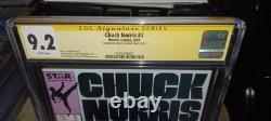 Chuck Norris Karate Kommandos #3 Marvel Comics Cgc 9.2 Signature Series