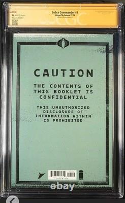 Cobra Commander #1 CGC Signature Series Ron Rudat GI Joe