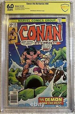 Conan the Barbarian #69 CBCS 6.0 Signed Stan Lee Not CGC SS Signature Series