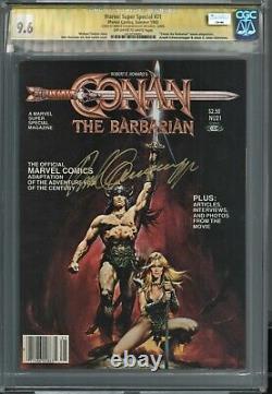 Conan the Barbarian Marvel Super Special CGC SS 9.6 Arnold Signature Series
