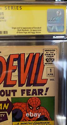 DAREDEVIL #1 CGC 7.5! Signature Series STAN LEE! 1964 First App of Matt Murdock