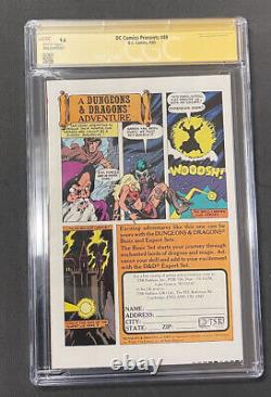 DC COMICS PRESENTS #49 CGC 9.6 Signature Series Signed By Roy Thomas