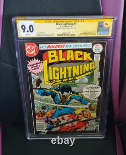 DC Comics Black Lightning #1 (1977) CGC 9.0 Signature Series Signed Isabella