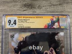 DC Comics Wonder Woman #1 Stanley Artgerm Lau Custom Label CGC Signature Series