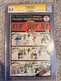 DC Super-Stars #13 CGC 4.5 Signature Series SIGNED & SKETCHED Sergio Aragonés