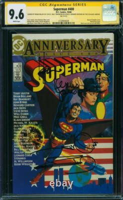 DC Superman Anniversary Issue #400 Cgc 9.6 Signature Series Miller, Simonson + 2