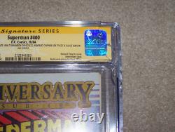 DC Superman Anniversary Issue #400 Cgc 9.6 Signature Series Miller, Simonson + 2