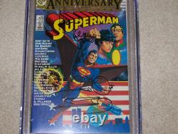 DC Superman Anniversary Issue #400 Cgc 9.6 Signature Series Miller, Simonson + 2