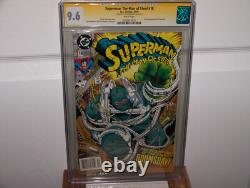 DC Superman The Man Of Steel #18 Cgc 9.6 Signature Series 1992